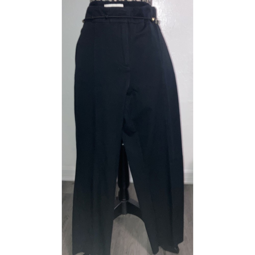 Talbots Pants 14 Classicore Casual Preppy Black Straight Leg Career Stretch